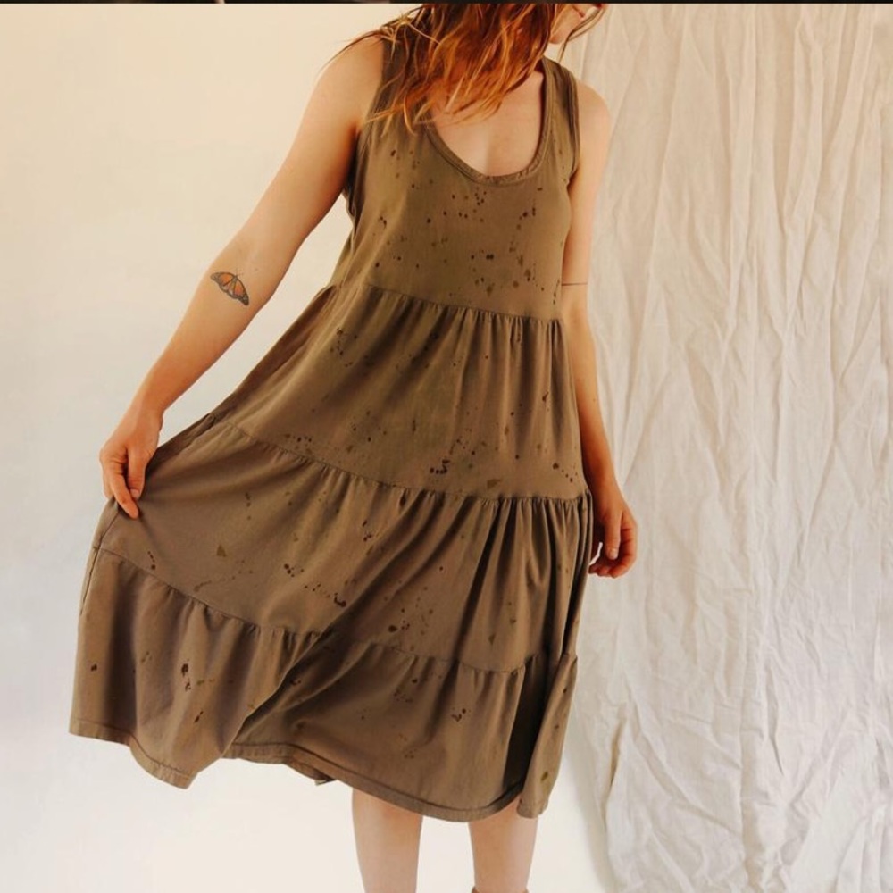 *SOLD* Hillfolk.co Hand Painted Meadow Dress